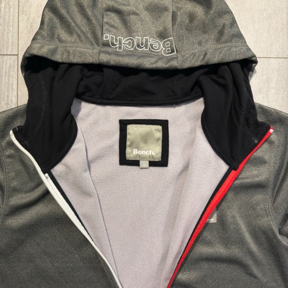 Bench Zip-up Hoodie - Men's Extra-Large (XL) - Grey/Orange - Picture 4 of 6